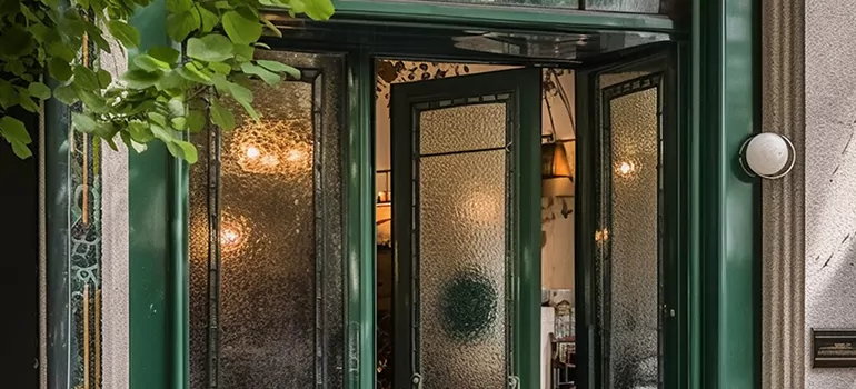 Frosted Pantry Door in Saint-Mathieu-du-Parc, Quebec