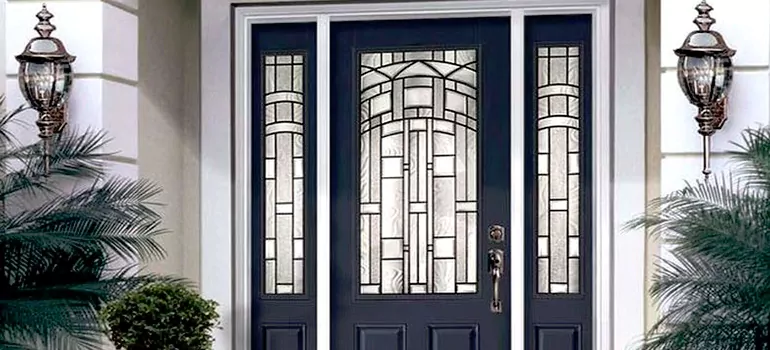 Stained Glass Door Panels in Mauricien, Quebec