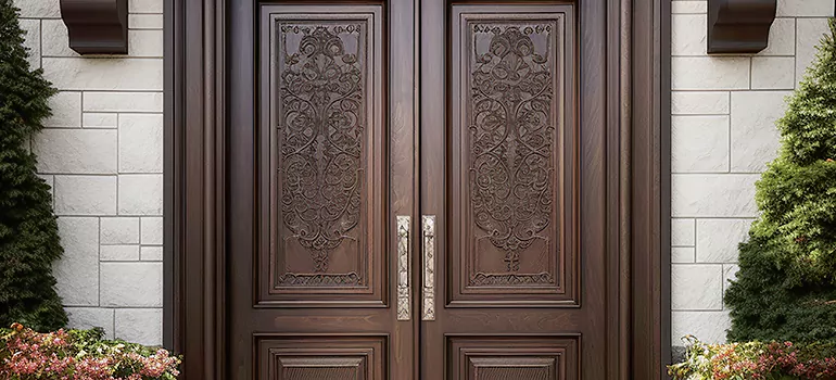 Double Front Doors in Pointe-du-Lac, QC