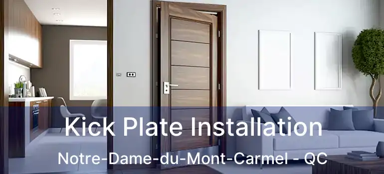  Kick Plate Installation Notre-Dame-du-Mont-Carmel - QC