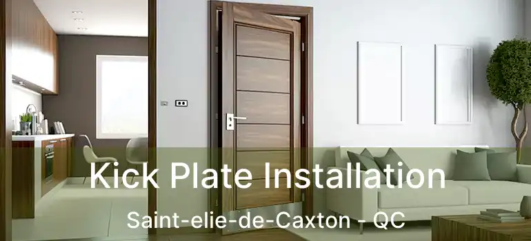  Kick Plate Installation Saint-elie-de-Caxton - QC