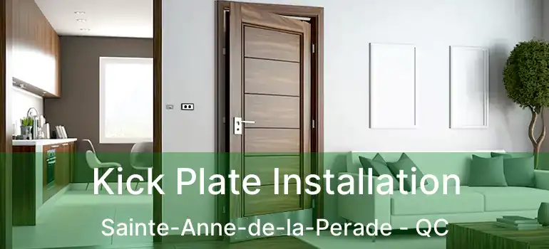  Kick Plate Installation Sainte-Anne-de-la-Perade - QC