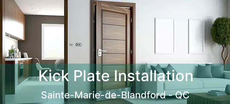  Kick Plate Installation Sainte-Marie-de-Blandford - QC