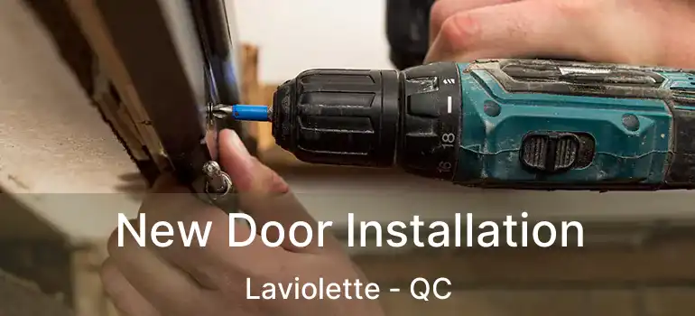  New Door Installation Laviolette - QC