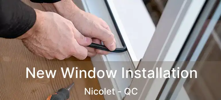  New Window Installation Nicolet - QC