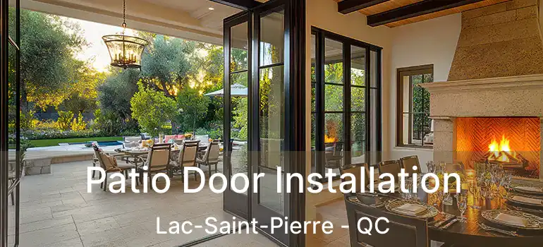  Patio Door Installation Lac-Saint-Pierre - QC
