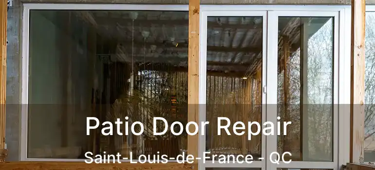  Patio Door Repair Saint-Louis-de-France - QC