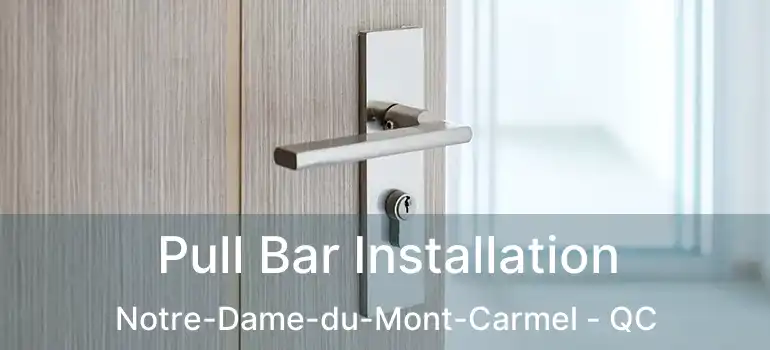  Pull Bar Installation Notre-Dame-du-Mont-Carmel - QC