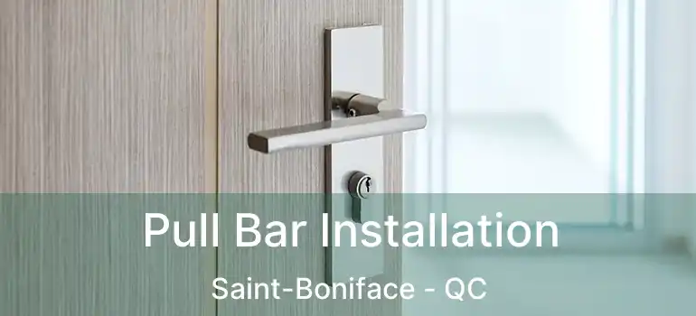  Pull Bar Installation Saint-Boniface - QC
