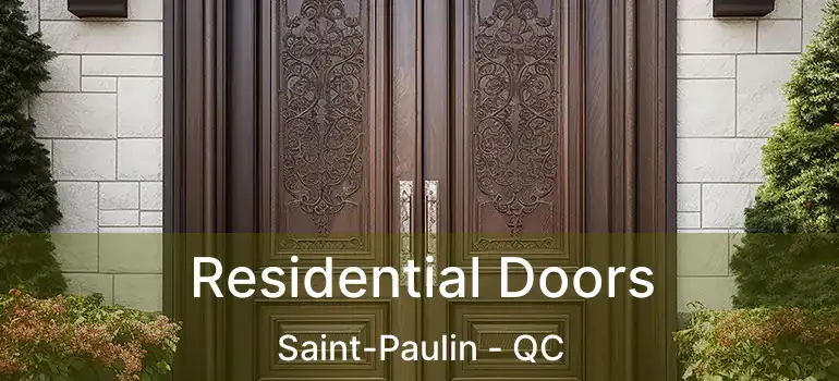  Residential Doors Saint-Paulin - QC