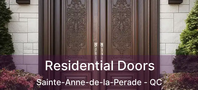 Residential Doors Sainte-Anne-de-la-Perade - QC