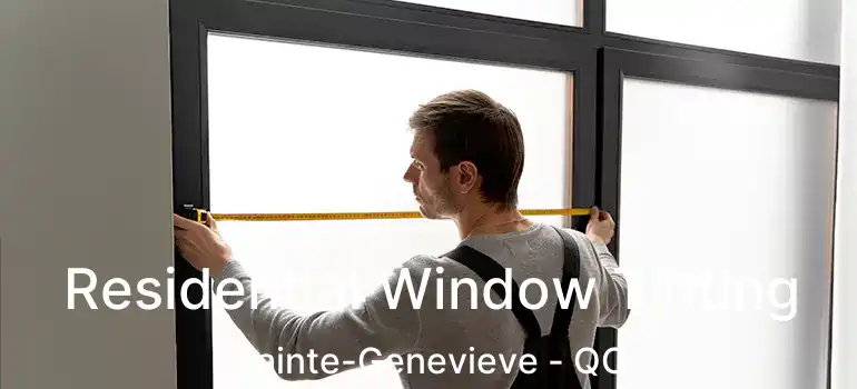  Residential Window Tinting Sainte-Genevieve - QC