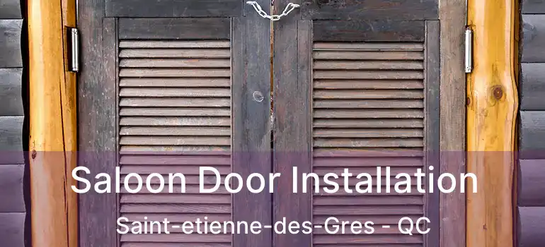  Saloon Door Installation Saint-etienne-des-Gres - QC
