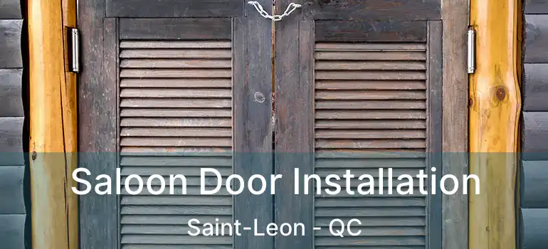  Saloon Door Installation Saint-Leon - QC