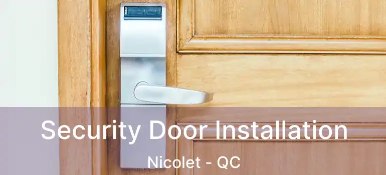  Security Door Installation Nicolet - QC