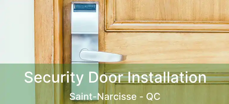  Security Door Installation Saint-Narcisse - QC