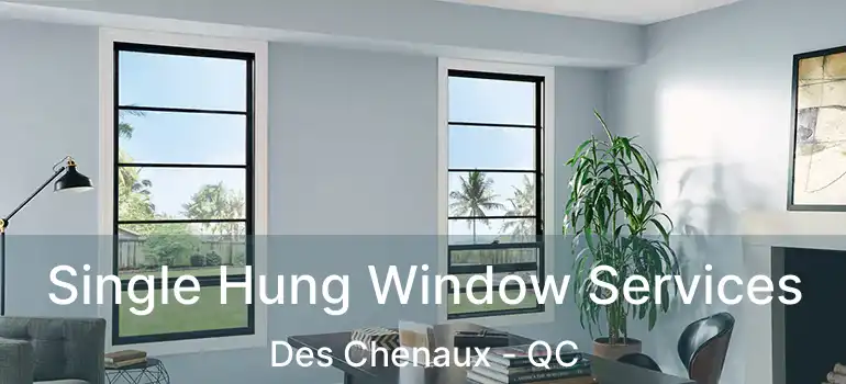  Single Hung Window Services Des Chenaux - QC