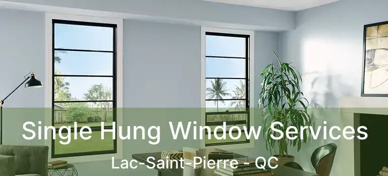  Single Hung Window Services Lac-Saint-Pierre - QC