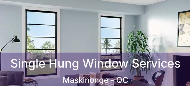 Single Hung Window Services Maskinonge - QC