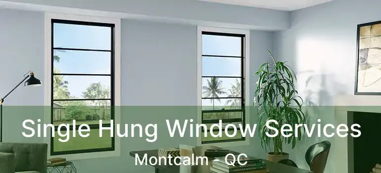  Single Hung Window Services Montcalm - QC