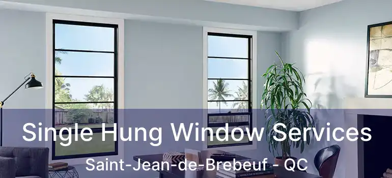  Single Hung Window Services Saint-Jean-de-Brebeuf - QC