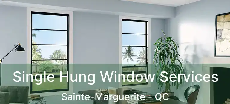  Single Hung Window Services Sainte-Marguerite - QC