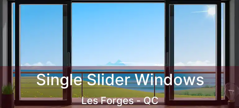  Single Slider Windows Les Forges - QC