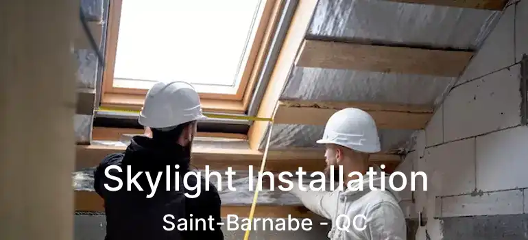  Skylight Installation Saint-Barnabe - QC