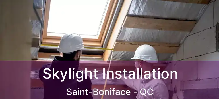  Skylight Installation Saint-Boniface - QC