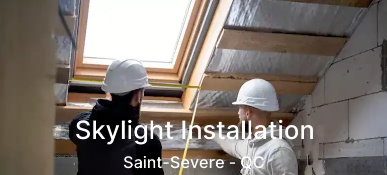  Skylight Installation Saint-Severe - QC
