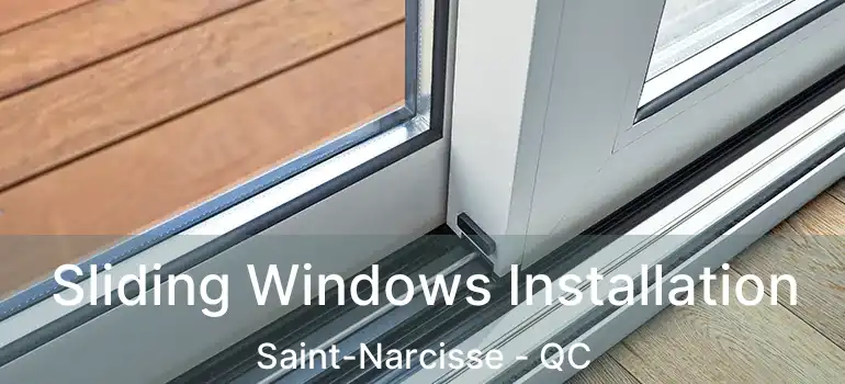  Sliding Windows Installation Saint-Narcisse - QC
