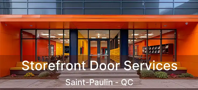  Storefront Door Services Saint-Paulin - QC