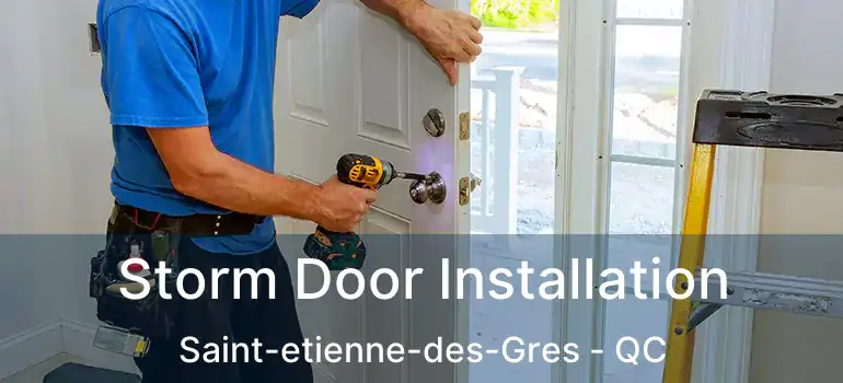  Storm Door Installation Saint-etienne-des-Gres - QC
