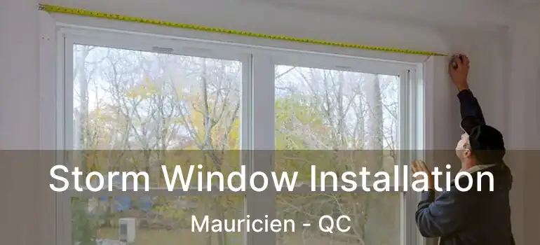  Storm Window Installation Mauricien - QC