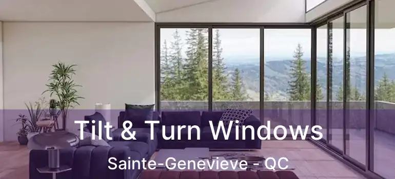  Tilt & Turn Windows Sainte-Genevieve - QC