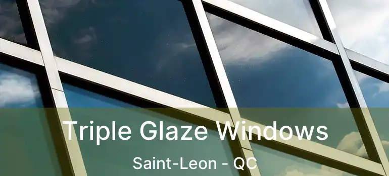  Triple Glaze Windows Saint-Leon - QC