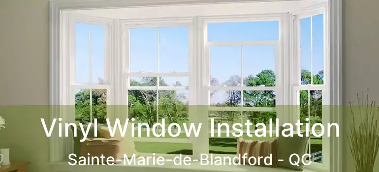  Vinyl Window Installation Sainte-Marie-de-Blandford - QC