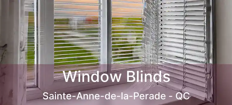  Window Blinds Sainte-Anne-de-la-Perade - QC