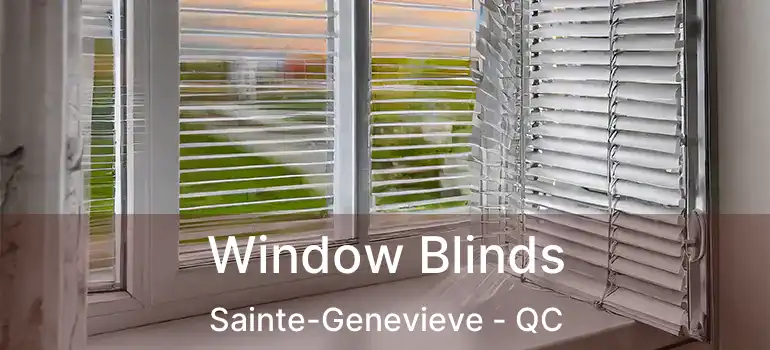  Window Blinds Sainte-Genevieve - QC