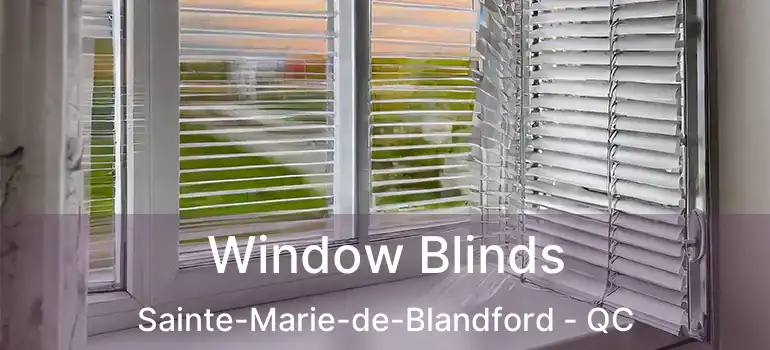  Window Blinds Sainte-Marie-de-Blandford - QC