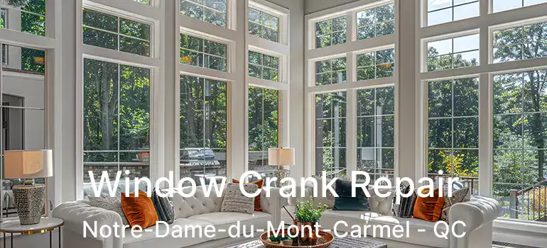  Window Crank Repair Notre-Dame-du-Mont-Carmel - QC
