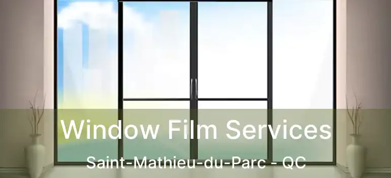  Window Film Services Saint-Mathieu-du-Parc - QC