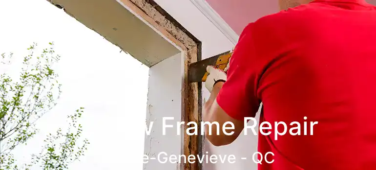  Window Frame Repair Sainte-Genevieve - QC