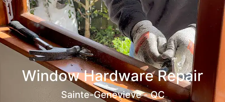  Window Hardware Repair Sainte-Genevieve - QC