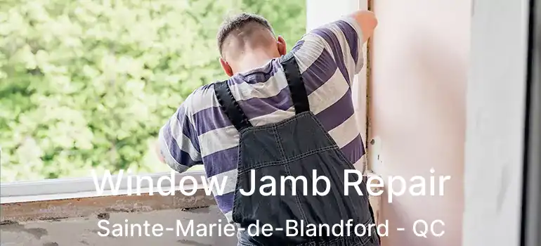  Window Jamb Repair Sainte-Marie-de-Blandford - QC