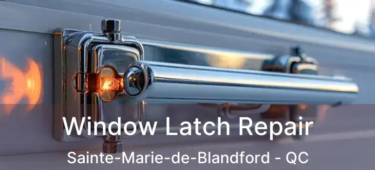  Window Latch Repair Sainte-Marie-de-Blandford - QC