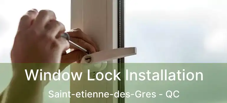  Window Lock Installation Saint-etienne-des-Gres - QC