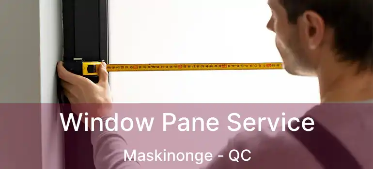  Window Pane Service Maskinonge - QC