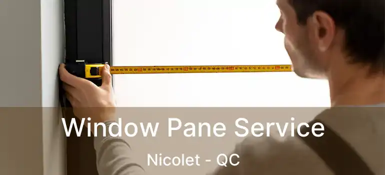  Window Pane Service Nicolet - QC
