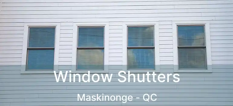  Window Shutters Maskinonge - QC